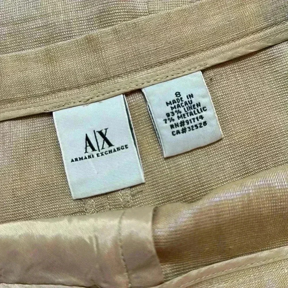 A/X ARMANI EXCHANGE | Metallic Pencil Skirt - Picture 3 of 4